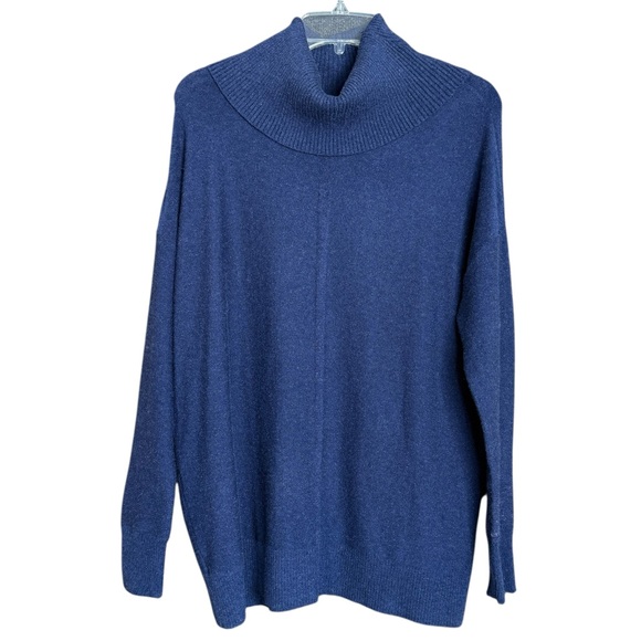 Sundance Dark Blue Turtleneck Long Sleeve Knit Sweater Size M - Picture 5 of 10
